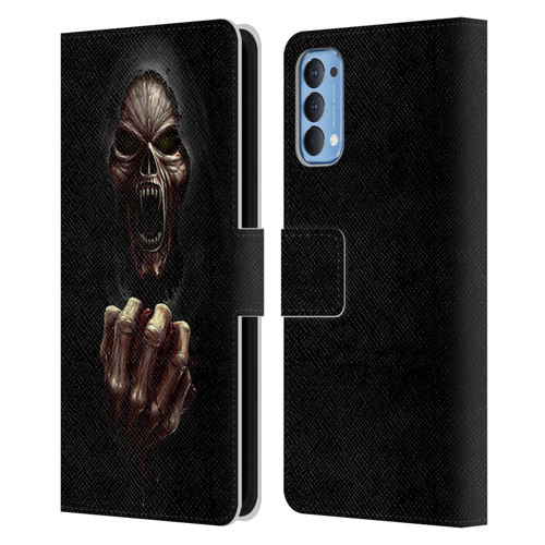 Christos Karapanos Horror Don't Break My Heart Leather Book Wallet Case Cover For OPPO Reno 4 5G