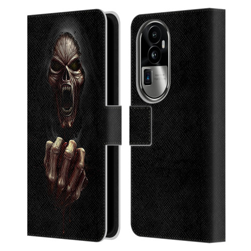 Christos Karapanos Horror Don't Break My Heart Leather Book Wallet Case Cover For OPPO Reno10 Pro+