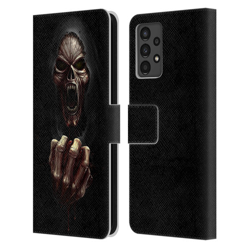 Christos Karapanos Horror Don't Break My Heart Leather Book Wallet Case Cover For Samsung Galaxy A13 (2022)