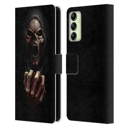 Christos Karapanos Horror Don't Break My Heart Leather Book Wallet Case Cover For Samsung Galaxy A14 5G