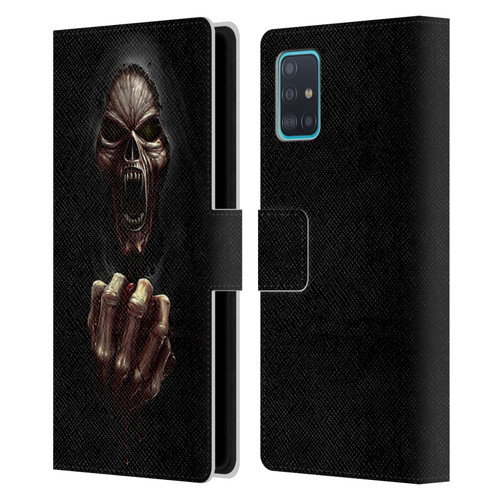 Christos Karapanos Horror Don't Break My Heart Leather Book Wallet Case Cover For Samsung Galaxy A51 (2019)