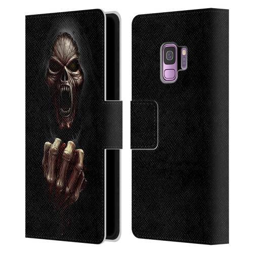 Christos Karapanos Horror Don't Break My Heart Leather Book Wallet Case Cover For Samsung Galaxy S9