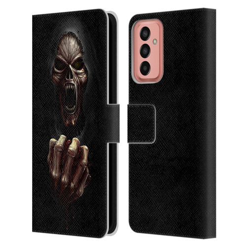 Christos Karapanos Horror Don't Break My Heart Leather Book Wallet Case Cover For Samsung Galaxy M13 (2022)