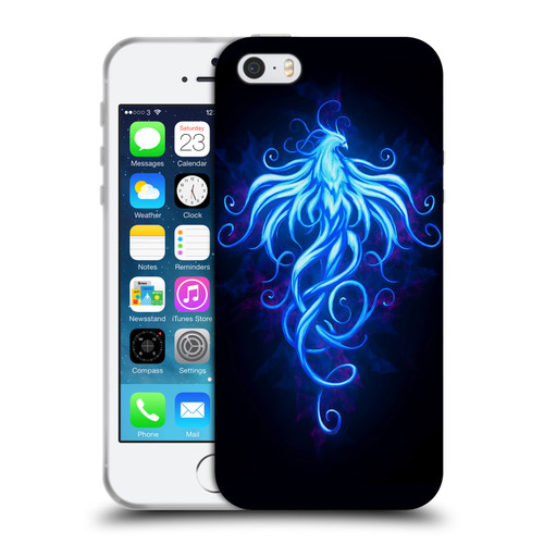 Christos Karapanos Phoenix 2 Royal Blue Soft Gel Case for Apple iPhone 5 / 5s / iPhone SE 2016