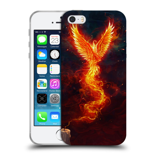 Christos Karapanos Phoenix 2 From The Last Spark Soft Gel Case for Apple iPhone 5 / 5s / iPhone SE 2016