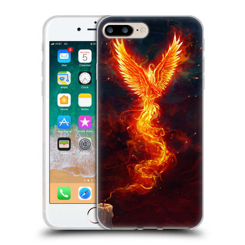 Christos Karapanos Phoenix 2 From The Last Spark Soft Gel Case for Apple iPhone 7 Plus / iPhone 8 Plus