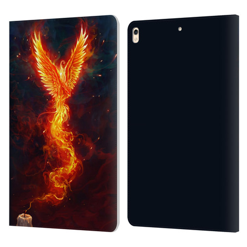 Christos Karapanos Phoenix 2 From The Last Spark Leather Book Wallet Case Cover For Apple iPad Pro 10.5 (2017)