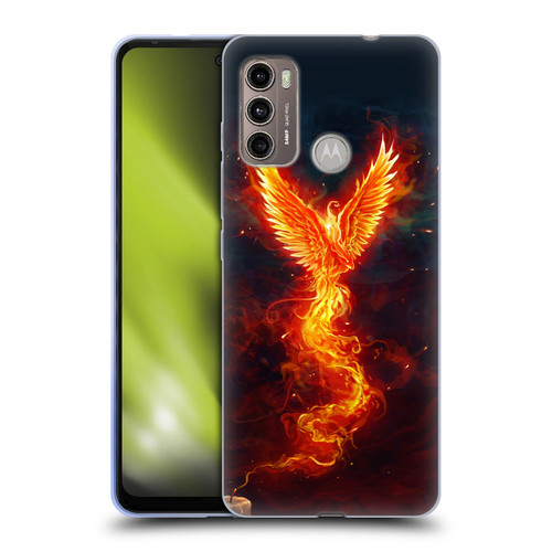 Christos Karapanos Phoenix 2 From The Last Spark Soft Gel Case for Motorola Moto G60 / Moto G40 Fusion