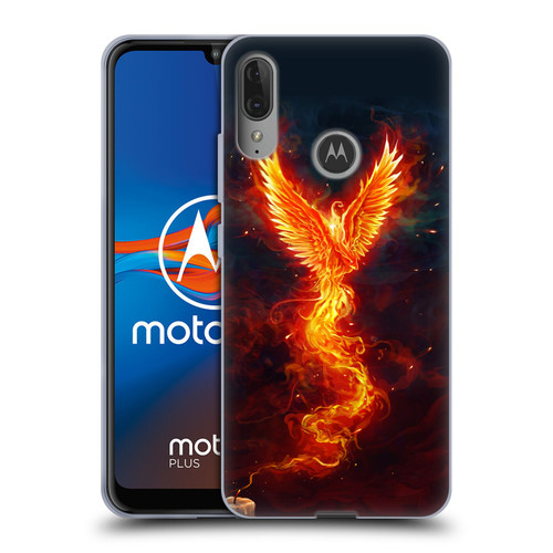 Christos Karapanos Phoenix 2 From The Last Spark Soft Gel Case for Motorola Moto E6 Plus