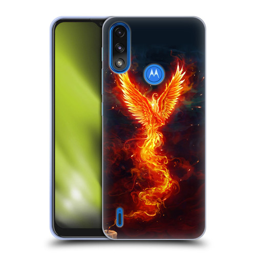 Christos Karapanos Phoenix 2 From The Last Spark Soft Gel Case for Motorola Moto E7 Power / Moto E7i Power