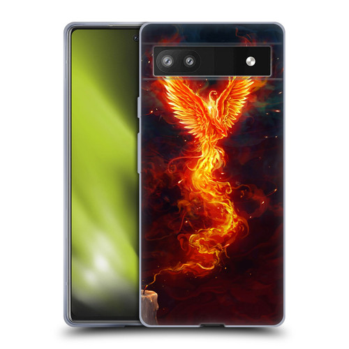 Christos Karapanos Phoenix 2 From The Last Spark Soft Gel Case for Google Pixel 6a