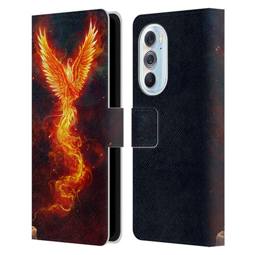 Christos Karapanos Phoenix 2 From The Last Spark Leather Book Wallet Case Cover For Motorola Edge X30