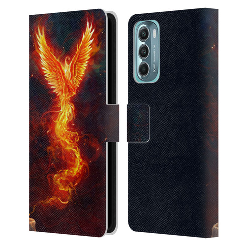Christos Karapanos Phoenix 2 From The Last Spark Leather Book Wallet Case Cover For Motorola Moto G Stylus 5G (2022)