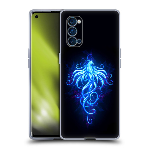 Christos Karapanos Phoenix 2 Royal Blue Soft Gel Case for OPPO Reno 4 Pro 5G