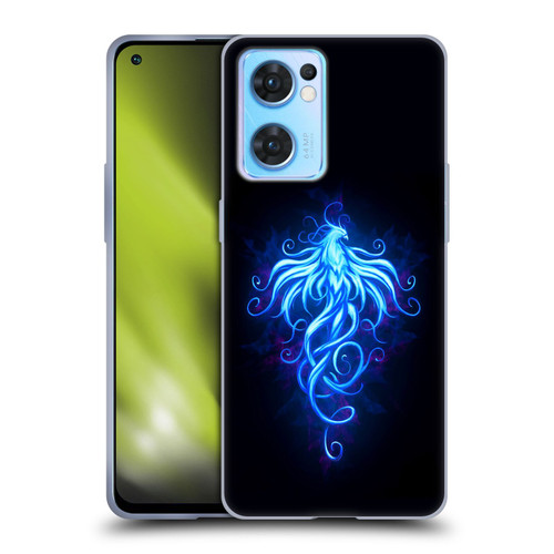 Christos Karapanos Phoenix 2 Royal Blue Soft Gel Case for OPPO Reno7 5G / Find X5 Lite