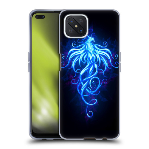 Christos Karapanos Phoenix 2 Royal Blue Soft Gel Case for OPPO Reno4 Z 5G