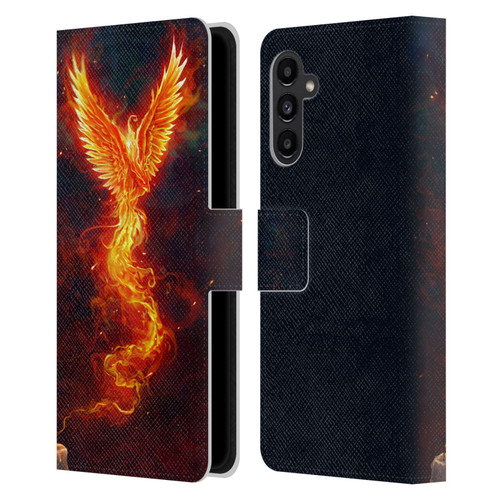 Christos Karapanos Phoenix 2 From The Last Spark Leather Book Wallet Case Cover For Samsung Galaxy A13 5G (2021)
