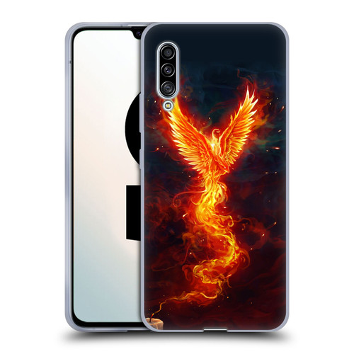 Christos Karapanos Phoenix 2 From The Last Spark Soft Gel Case for Samsung Galaxy A90 5G (2019)