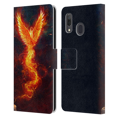 Christos Karapanos Phoenix 2 From The Last Spark Leather Book Wallet Case Cover For Samsung Galaxy A33 5G (2022)