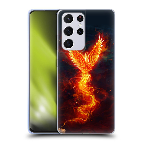 Christos Karapanos Phoenix 2 From The Last Spark Soft Gel Case for Samsung Galaxy S21 Ultra 5G