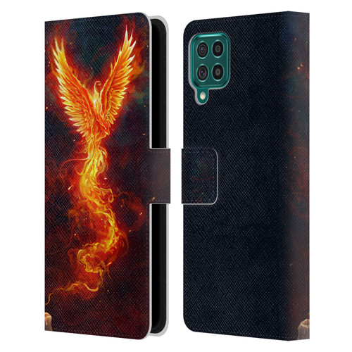 Christos Karapanos Phoenix 2 From The Last Spark Leather Book Wallet Case Cover For Samsung Galaxy F62 (2021)