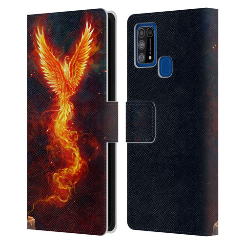 Christos Karapanos Phoenix 2 From The Last Spark Leather Book Wallet Case Cover For Samsung Galaxy M31 (2020)