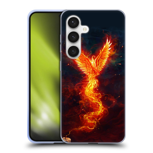 Christos Karapanos Phoenix 2 From The Last Spark Soft Gel Case for Samsung Galaxy S24 5G