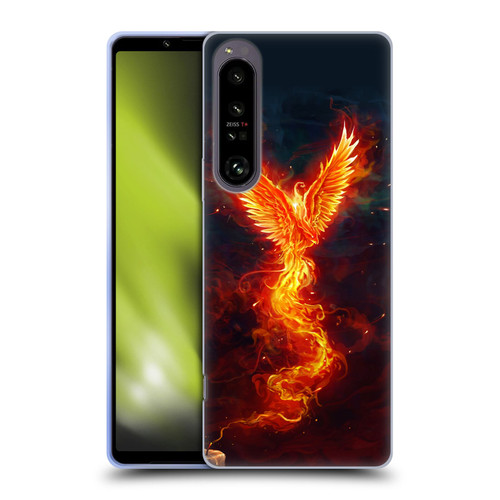 Christos Karapanos Phoenix 2 From The Last Spark Soft Gel Case for Sony Xperia 1 IV