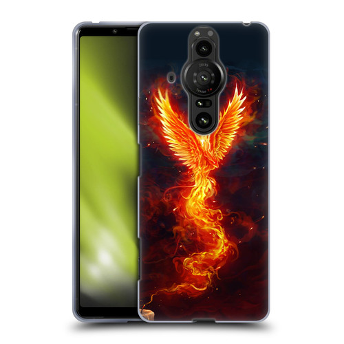 Christos Karapanos Phoenix 2 From The Last Spark Soft Gel Case for Sony Xperia Pro-I