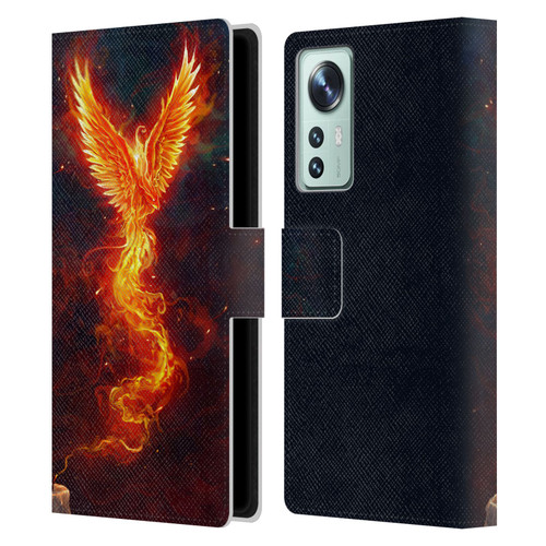 Christos Karapanos Phoenix 2 From The Last Spark Leather Book Wallet Case Cover For Xiaomi 12