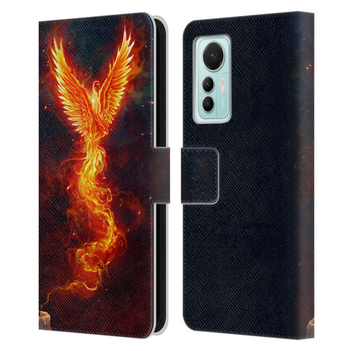 Christos Karapanos Phoenix 2 From The Last Spark Leather Book Wallet Case Cover For Xiaomi 12 Lite