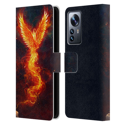 Christos Karapanos Phoenix 2 From The Last Spark Leather Book Wallet Case Cover For Xiaomi 12 Pro