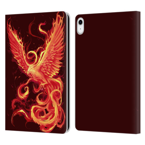 Christos Karapanos Phoenix 3 Resurgence 2 Leather Book Wallet Case Cover For Apple iPad 10.9 (2022)