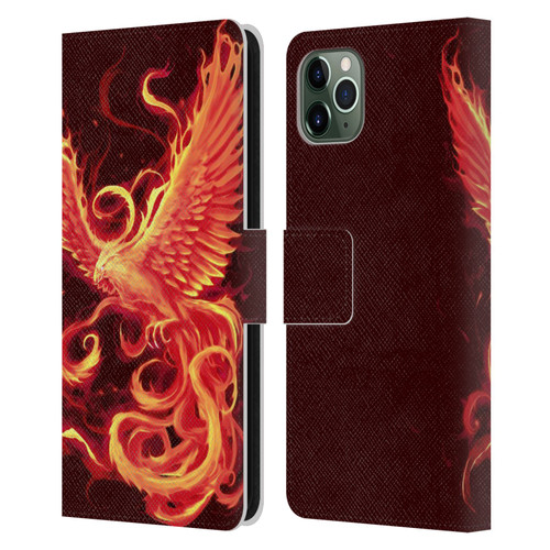 Christos Karapanos Phoenix 3 Resurgence 2 Leather Book Wallet Case Cover For Apple iPhone 11 Pro Max