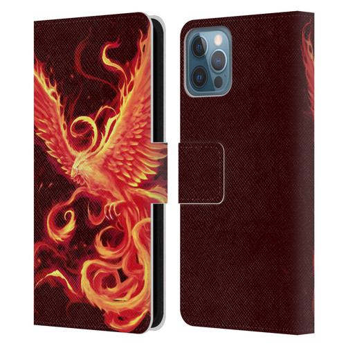 Christos Karapanos Phoenix 3 Resurgence 2 Leather Book Wallet Case Cover For Apple iPhone 12 / iPhone 12 Pro