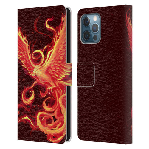 Christos Karapanos Phoenix 3 Resurgence 2 Leather Book Wallet Case Cover For Apple iPhone 12 Pro Max
