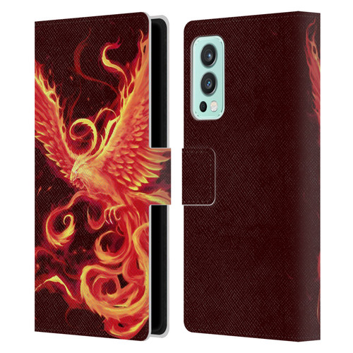 Christos Karapanos Phoenix 3 Resurgence 2 Leather Book Wallet Case Cover For OnePlus Nord 2 5G