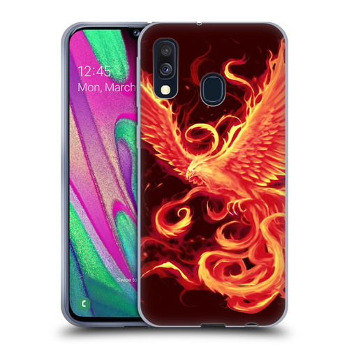 Christos Karapanos Phoenix 3 Resurgence 2 Soft Gel Case for Samsung Galaxy A40 (2019)