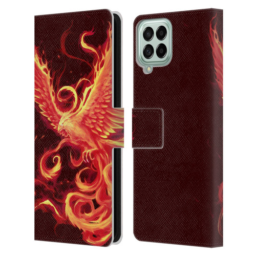 Christos Karapanos Phoenix 3 Resurgence 2 Leather Book Wallet Case Cover For Samsung Galaxy M33 (2022)