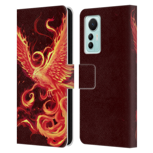 Christos Karapanos Phoenix 3 Resurgence 2 Leather Book Wallet Case Cover For Xiaomi 12 Lite