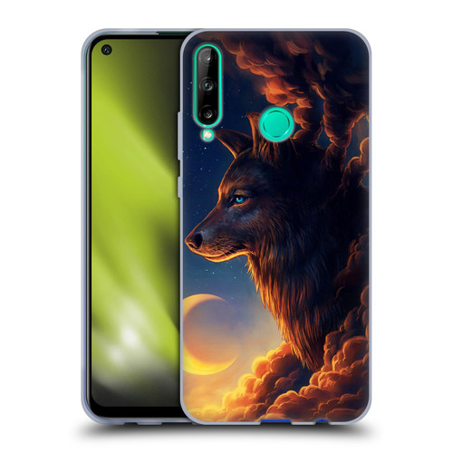 Jonas "JoJoesArt" Jödicke Wildlife 2 Golden Moon Soft Gel Case for Huawei P40 lite E