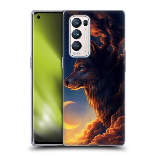 Jonas "JoJoesArt" Jödicke Wildlife 2 Golden Moon Soft Gel Case for OPPO Find X3 Neo / Reno5 Pro+ 5G