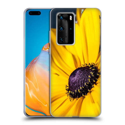 PLdesign Flowers And Leaves Daisy Soft Gel Case for Huawei P40 Pro / P40 Pro Plus 5G