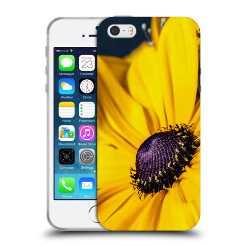 PLdesign Flowers And Leaves Daisy Soft Gel Case for Apple iPhone 5 / 5s / iPhone SE 2016