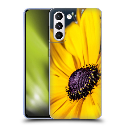PLdesign Flowers And Leaves Daisy Soft Gel Case for Samsung Galaxy S21+ 5G
