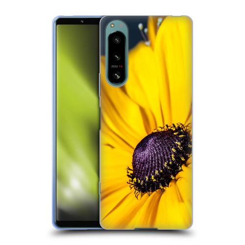 PLdesign Flowers And Leaves Daisy Soft Gel Case for Sony Xperia 5 IV