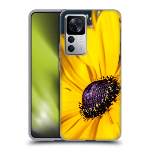 PLdesign Flowers And Leaves Daisy Soft Gel Case for Xiaomi 12T 5G / 12T Pro 5G / Redmi K50 Ultra 5G