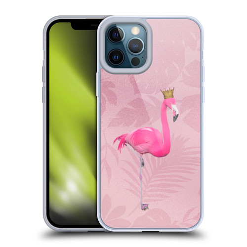 LebensArt Assorted Designs Flamingo King Soft Gel Case for Apple iPhone 12 Pro Max