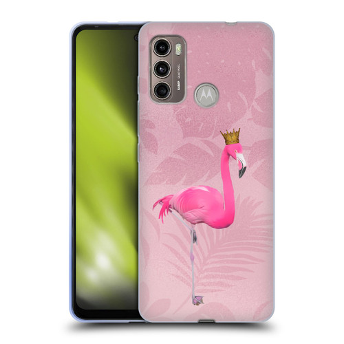 LebensArt Assorted Designs Flamingo King Soft Gel Case for Motorola Moto G60 / Moto G40 Fusion