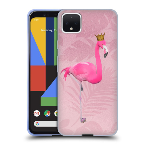 LebensArt Assorted Designs Flamingo King Soft Gel Case for Google Pixel 4 XL